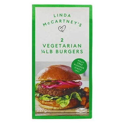 Linda McCartney Vegetarian 1/4lb Burgers, 2pk