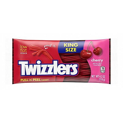 Twizzlers Pull 'n' Peel Cherry King Size (US Import), 119g