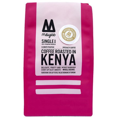 Moyee Kenyan Single Origin Fairchain Ground Coffee, 450g