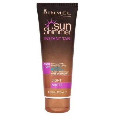 Rimmel Sunshimmer Instant Self Tan Light Matte, 125ml