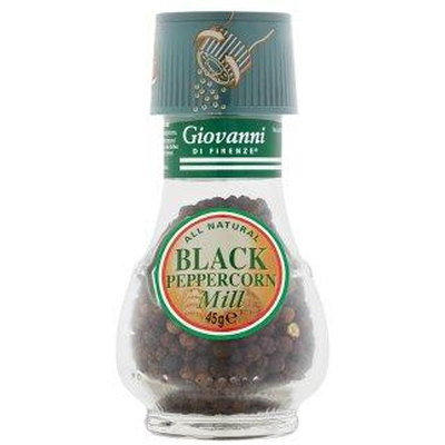 Giovanni Di Firenze Black Pepper Grinder, 45g