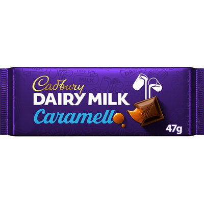 Cadbury Dairy Milk Caramello Chocolate Bar, 47g