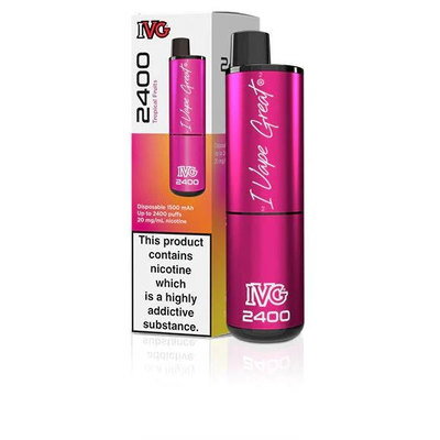 IVG 2400 Tropical Fruits Vape 20mg