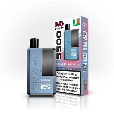 IVG Smart 5500 Blue Sour Raspberry Vape 20mg