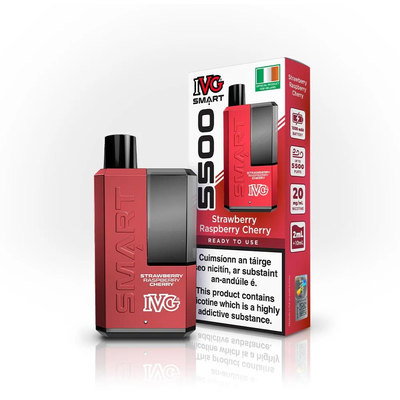 IVG Smart 5500 Strawberry Raspberry Cherry Vape 20mg