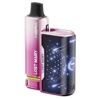 Lost Mary NERA15K Strawberry Ice 20mg Refillable Pod Vape Kit