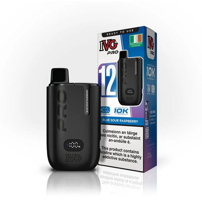 IVG Pro 12 Blue Sour Raspberry 20mg Vape Kit