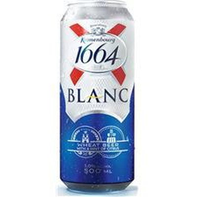 Kronenbourg 1664 Blanc Premium Lager Beer, 500ml
