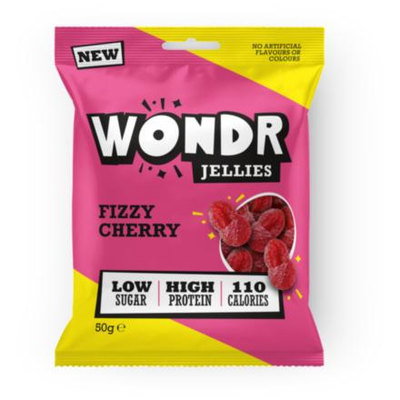 Wondr Jellies Fizzy Cherry, 50g