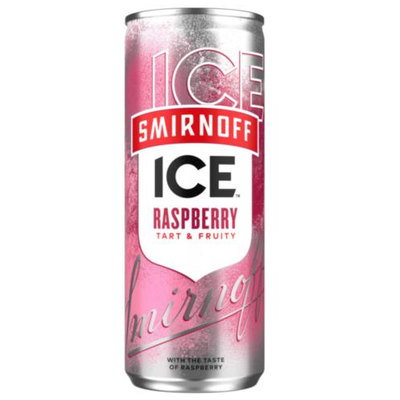Smirnoff Ice Raspberry Vodka Drink, 250ml