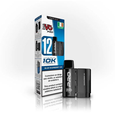 IVG Pro 12 Blue Raspberry Ice 20mg Vape Refill Pod