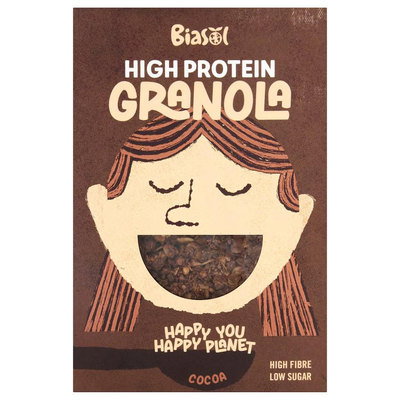 BiaSol Cocoa High Protein Granola, 350g