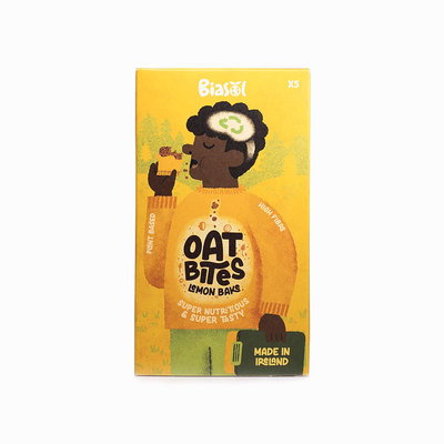 BiaSol Oat Bites Lemon Bake Multipack, 5 x 30g