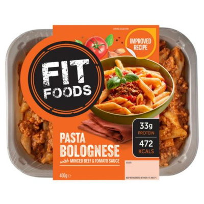 Fit Foods Pasta Bolognese Ready Meal, 400g