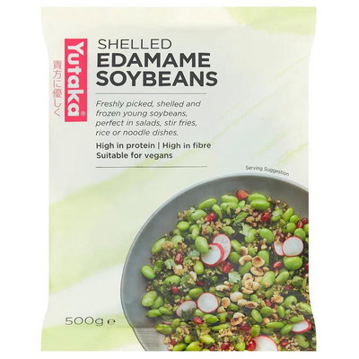 Yutaka Shelled Edamame Soybeans, 500g
