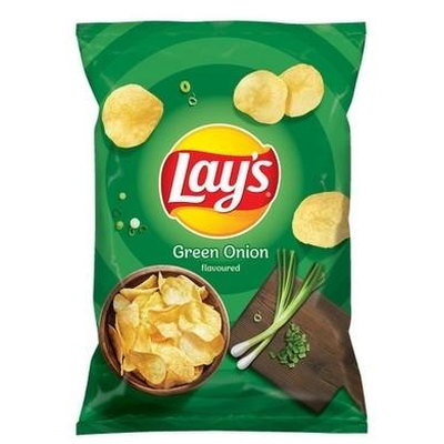 Lays Spring Onion Crisps, 130g