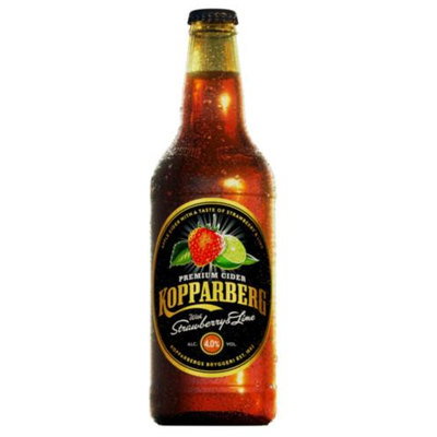 Kopparberg Cider Strawberry & Lime, 500ml Bottle