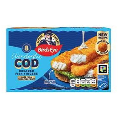 Birds Eye 8 Cod Fish Fingers, 240g
