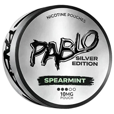 Pablo Silver Spearmint 10mg Nicotine Pouches