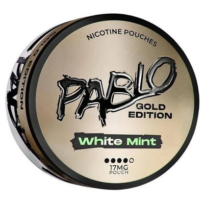 Pablo Gold White Mint 17mg Nicotine Pouches
