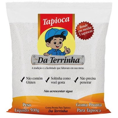 Tapioca Hidratada Da Terrinha, 500g