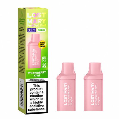 Lost Mary BM600 Strawberry Kiwi Refill 20mg, 2 Pods