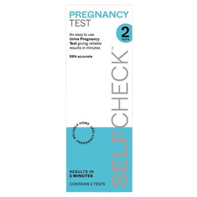 SELFCheck Pregnancy Urine Test, 2 Tests