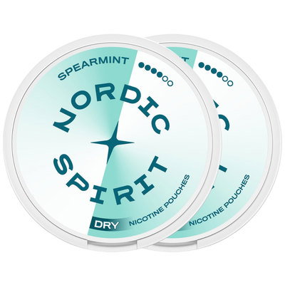 Nordic Spirit Spearmint 11mg Nicotine Pouches, 2pk
