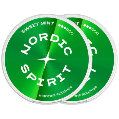 Nordic Spirit Sweet Mint 9mg, Nicotine Pouches, 2pk