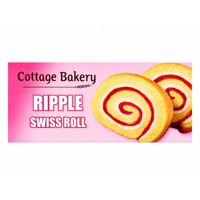 Cottage Bakery Ripple Swiss Roll, 200g