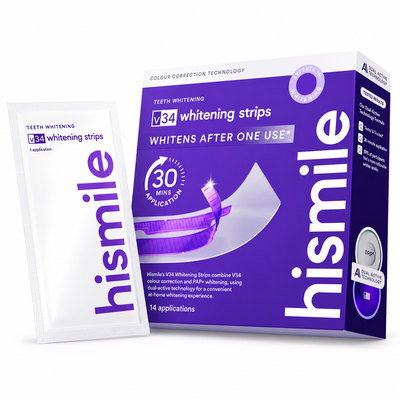 Hismile V34 Teeth Whitening Strips, 14pk