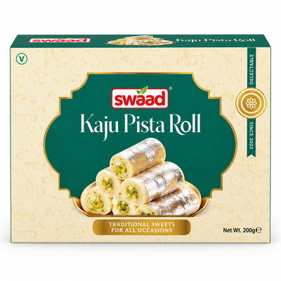 Swaad Kaju Pista Roll, 250g