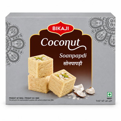Bikaji Coconut Soanpapdi, 200g