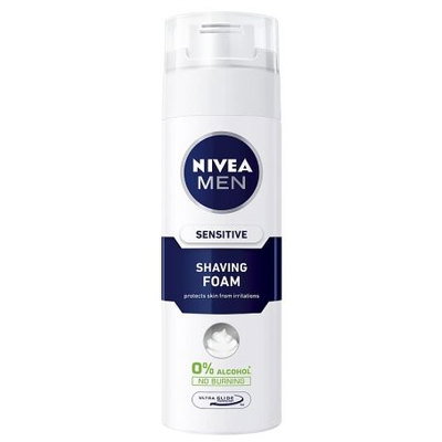 Nivea For Men Shaving Foam Sensitive, 200ml