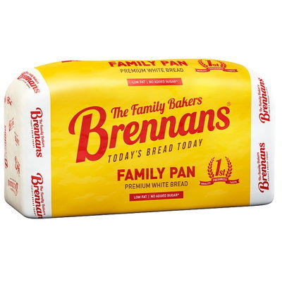 Brennans Family Sliced Pan Premium White Bread, 800g