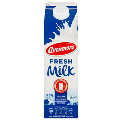 Avonmore Fresh Milk, 1L