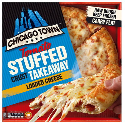 Chicago Town Takeaway Large Stuffed Crust Cheese Pizza, 630g