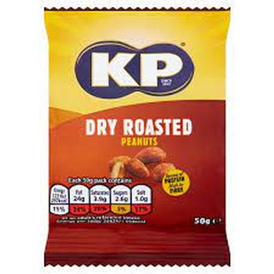 KP Dry Roasted Peanuts, 50g