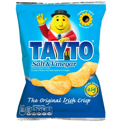 Tayto Salt & Vinegar Crisps, 35g