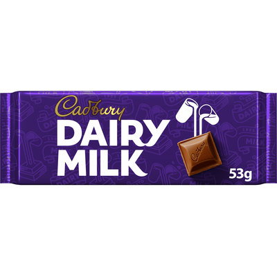 Cadbury Dairy Milk Chocolate Bar, 53g