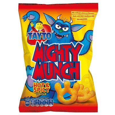 Tayto Mighty Munch Hot & Spicy, 31g