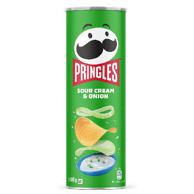 Pringles Sour Cream & Onion Crisps, 165G