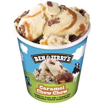 Ben & Jerry's Caramel Chew Chew Ice Cream, 465ml