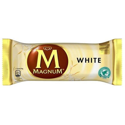 Magnum White Chocolate Ice Cream, 110ml