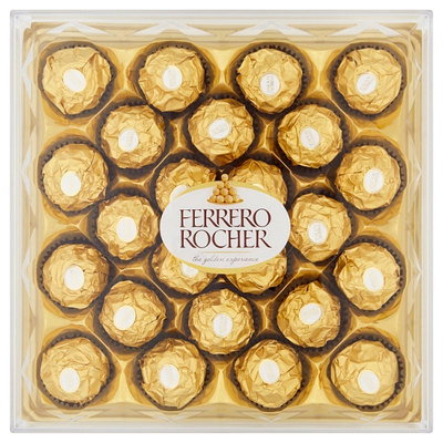 Ferrero Rocher Box of 24 Chocolates, 300g