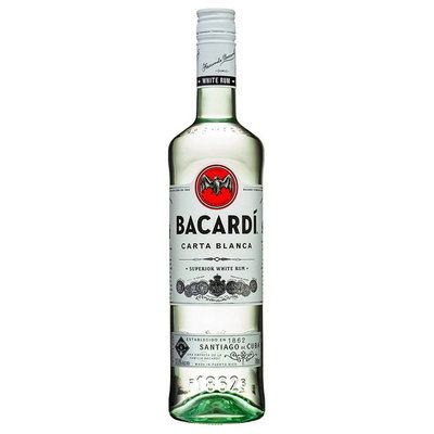 Bacardi Carta Blanca Rum, 700ml