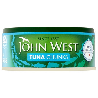 John West Tuna Chunks in Brine, 145g