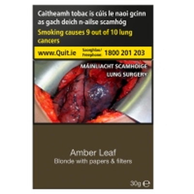 Amber Leaf Blonde Tobacco with Papers & Filters, 30g