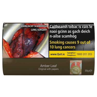 Amber Leaf Original Tobacco with Papers Pouch, 30g