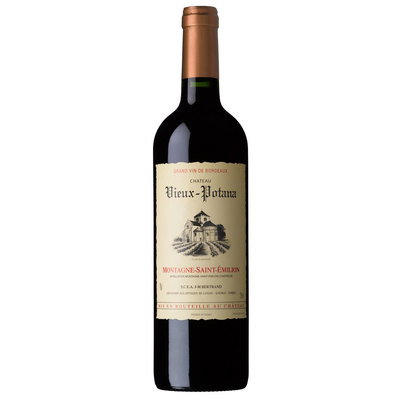 Château Vieux Potana Montagne, St. Emilion, Bordeaux Red Wine, France, 750ml
